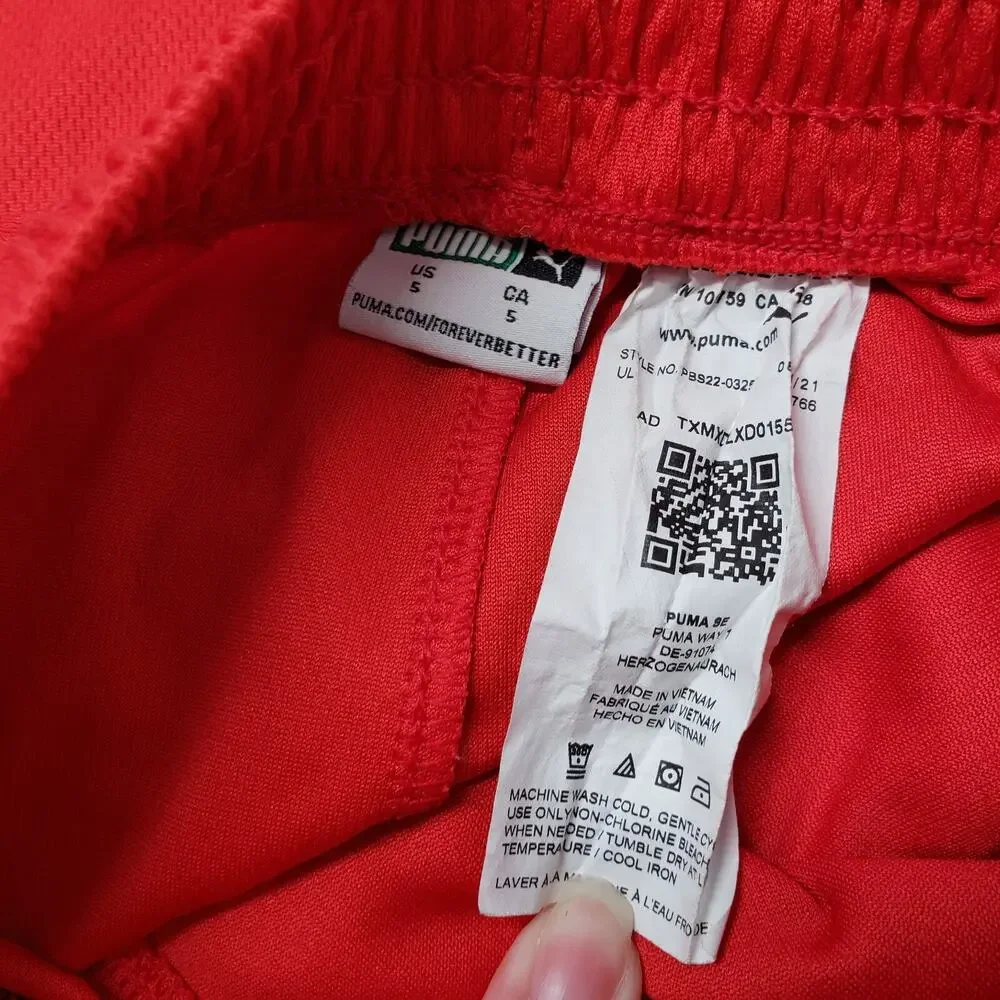 Puma 2-Piece Logo Tee & Shorts Set Boys 5 Red Outfit Casual Sportswear Athletic - Picture 7 of 16